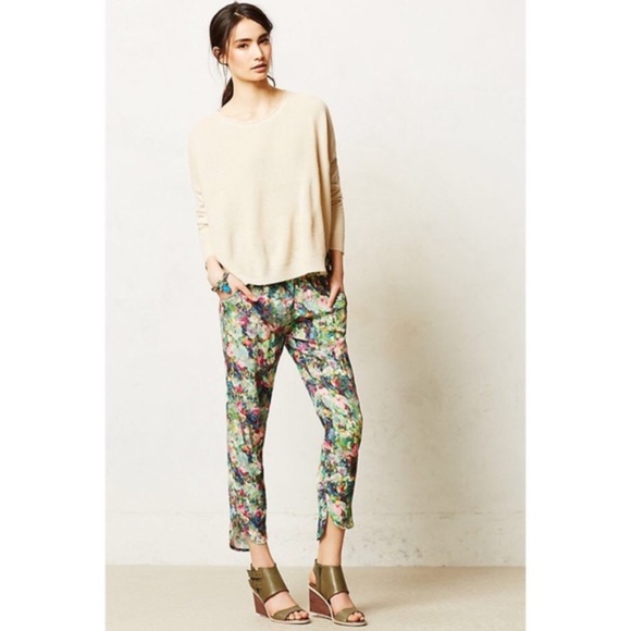 Sam & Lavi Anthropologie Floral Pants - Picture 1 of 7